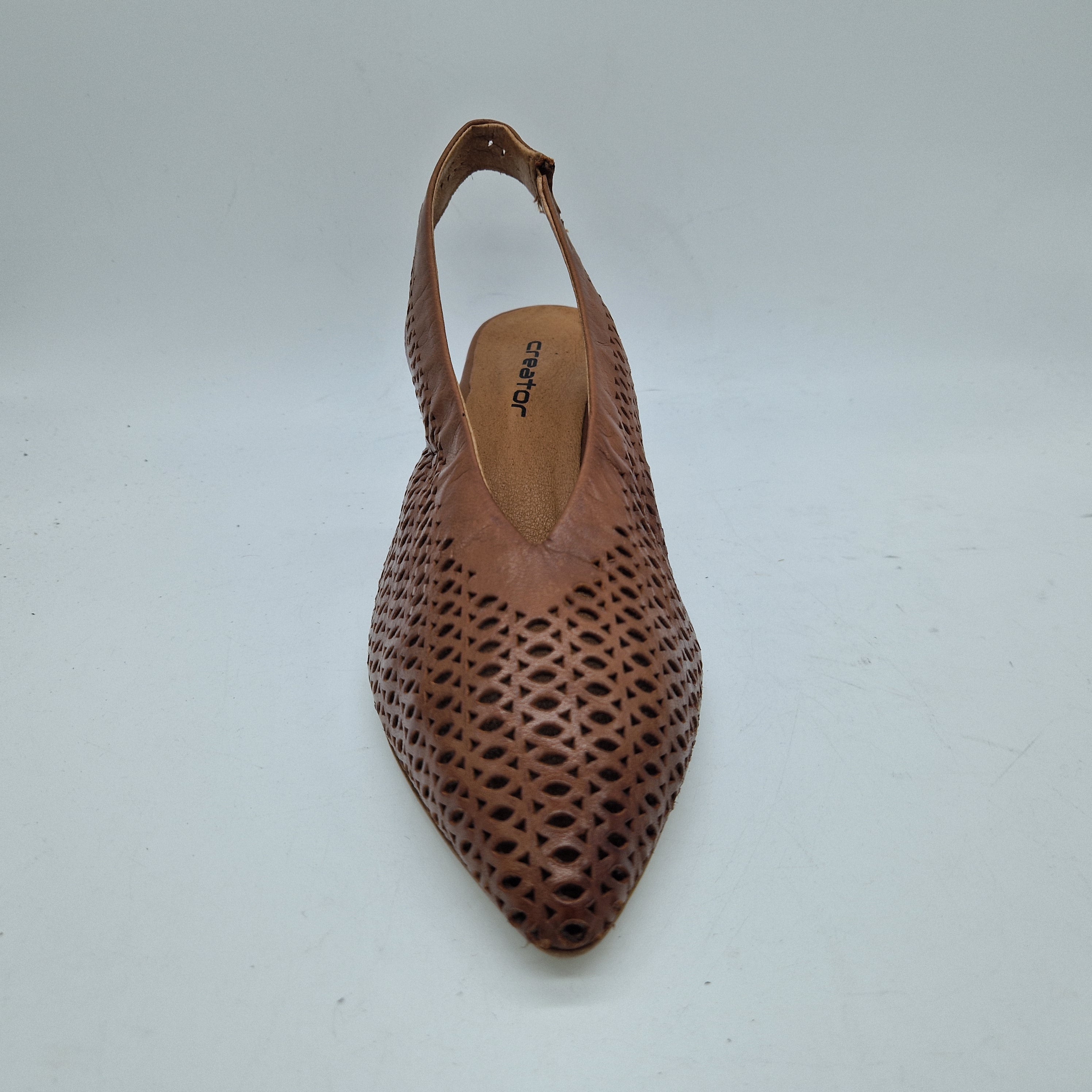 SALÓN TROQUELADO EN PIEL CUERO - 72453