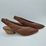 SALÓN TROQUELADO EN PIEL CUERO - 72453