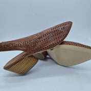 SALÓN TROQUELADO EN PIEL CUERO - 72453