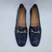 MOCASÍN EN PIEL NEGRA - 72469