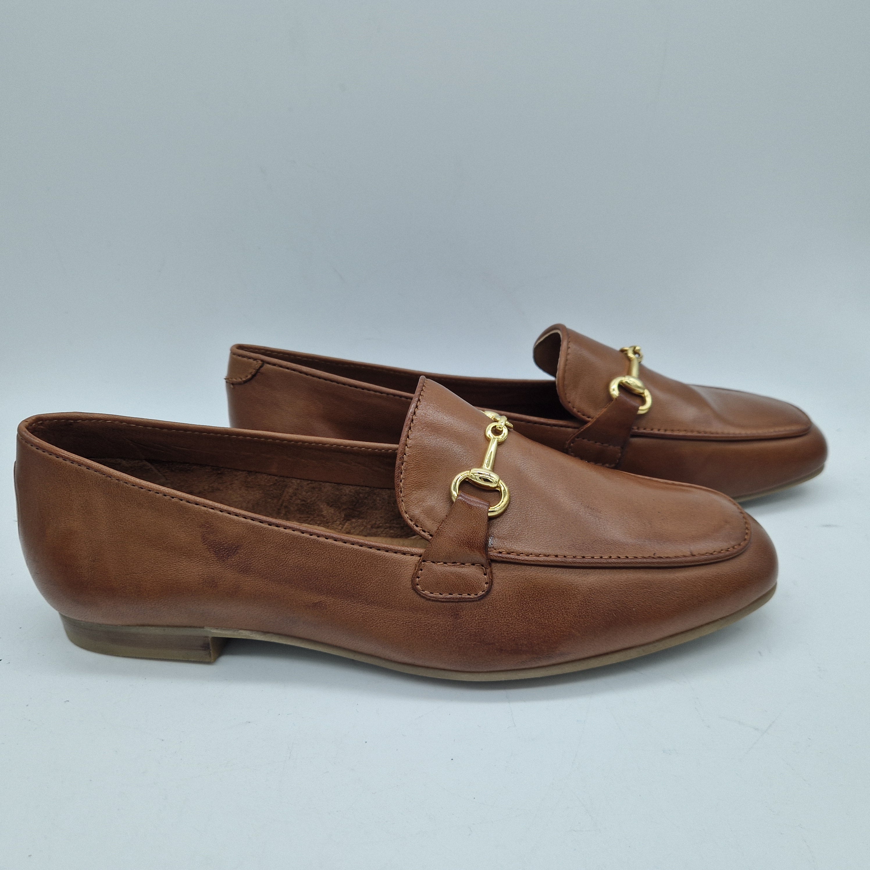 MOCASÍN EN PIEL CUERO - 72470