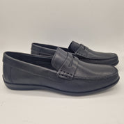 Mocasines negros de piel KIOWA en IMAC SPA, calzado elegante y cómodo para mujer, con diseño clásico y acabado suave.