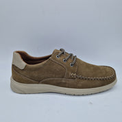NAÚTICO EN PIEL TAUPE - 72497