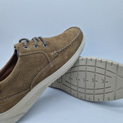 NAÚTICO EN PIEL TAUPE - 72497