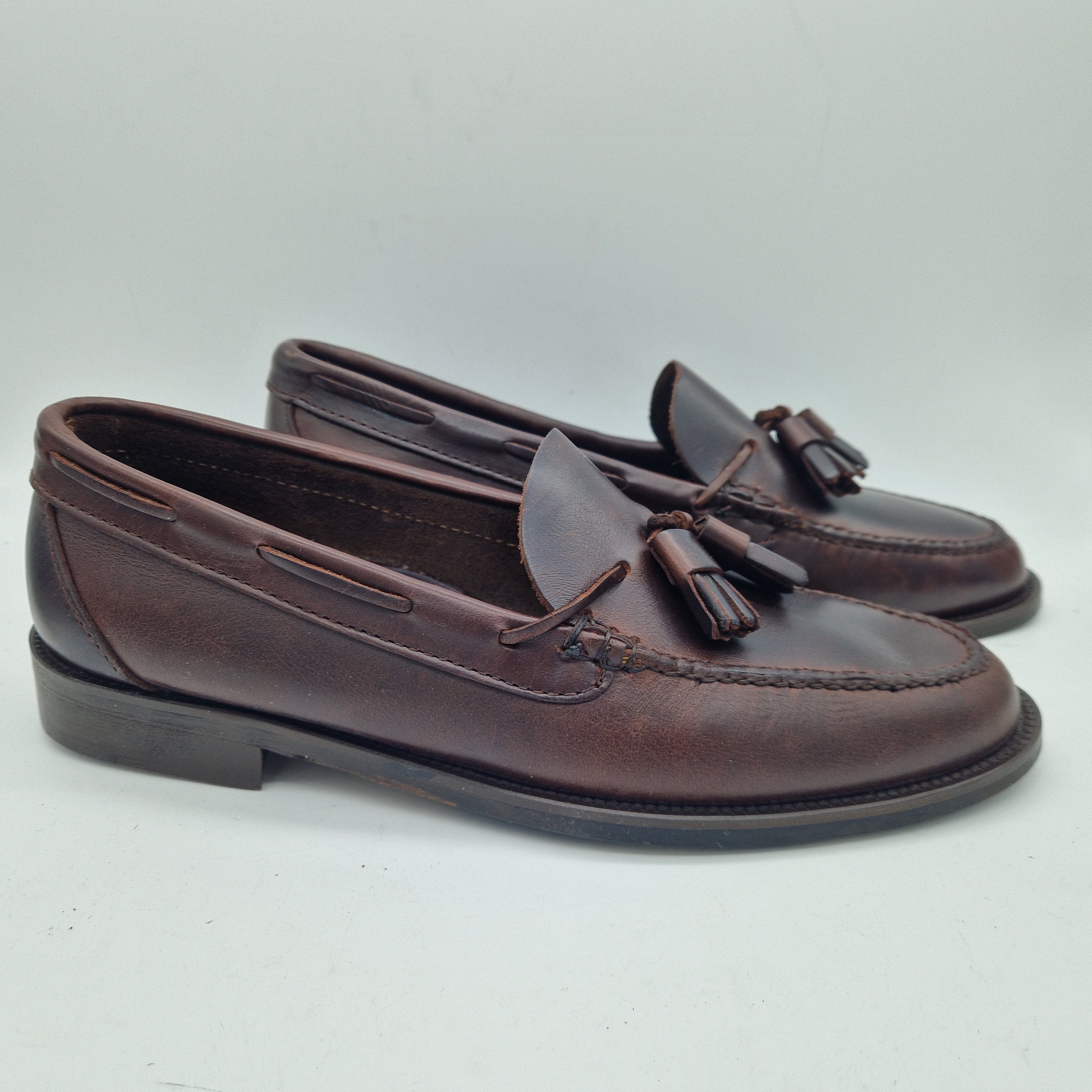 CASTELLANO BORLAS PIEL ENGRASADA MARRÓN - 72639