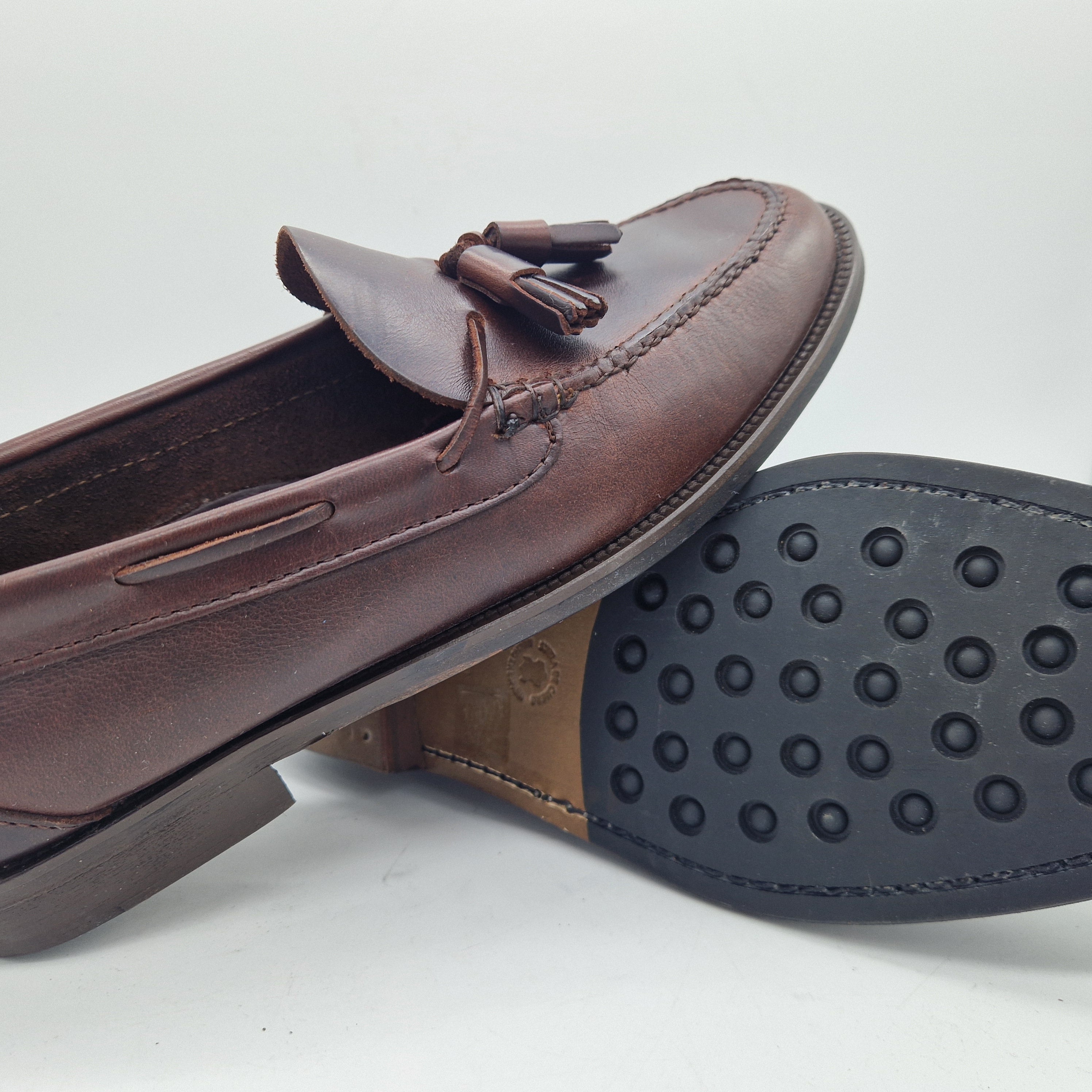 CASTELLANO BORLAS PIEL ENGRASADA MARRÓN - 72639