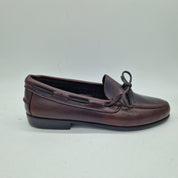 Mocasines marrón de piel Castellano de Lazo en piel, modelo 72649, con diseño clásico y cómodo de Mocasines 1901.