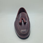 CASTELLANO DE BORLAS EN PIEL BURDEOS - 72702