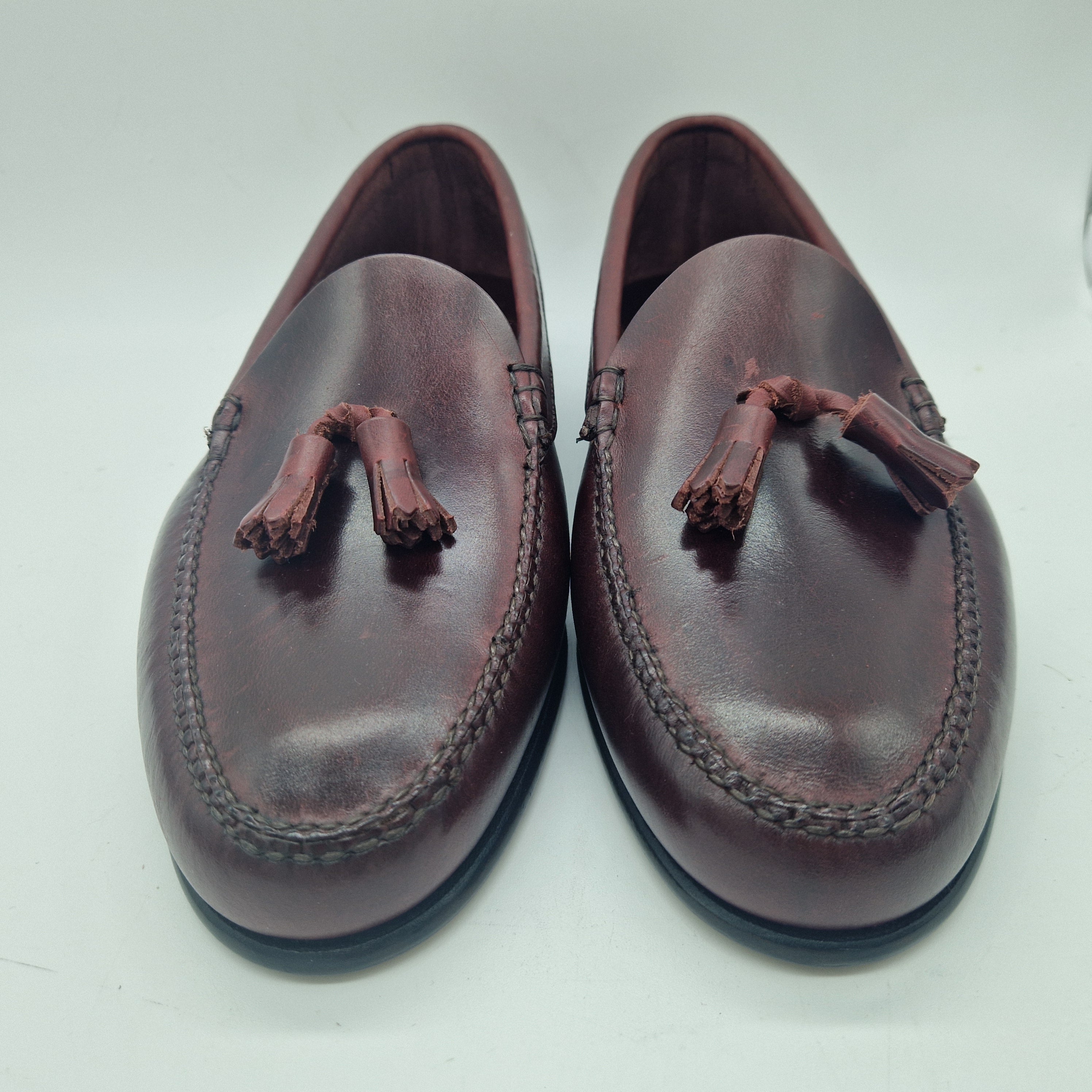 CASTELLANO DE BORLAS EN PIEL BURDEOS - 72702