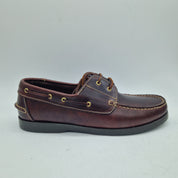 NAÚTICO EN PIEL ENGRASDA BURDEOS - 72706