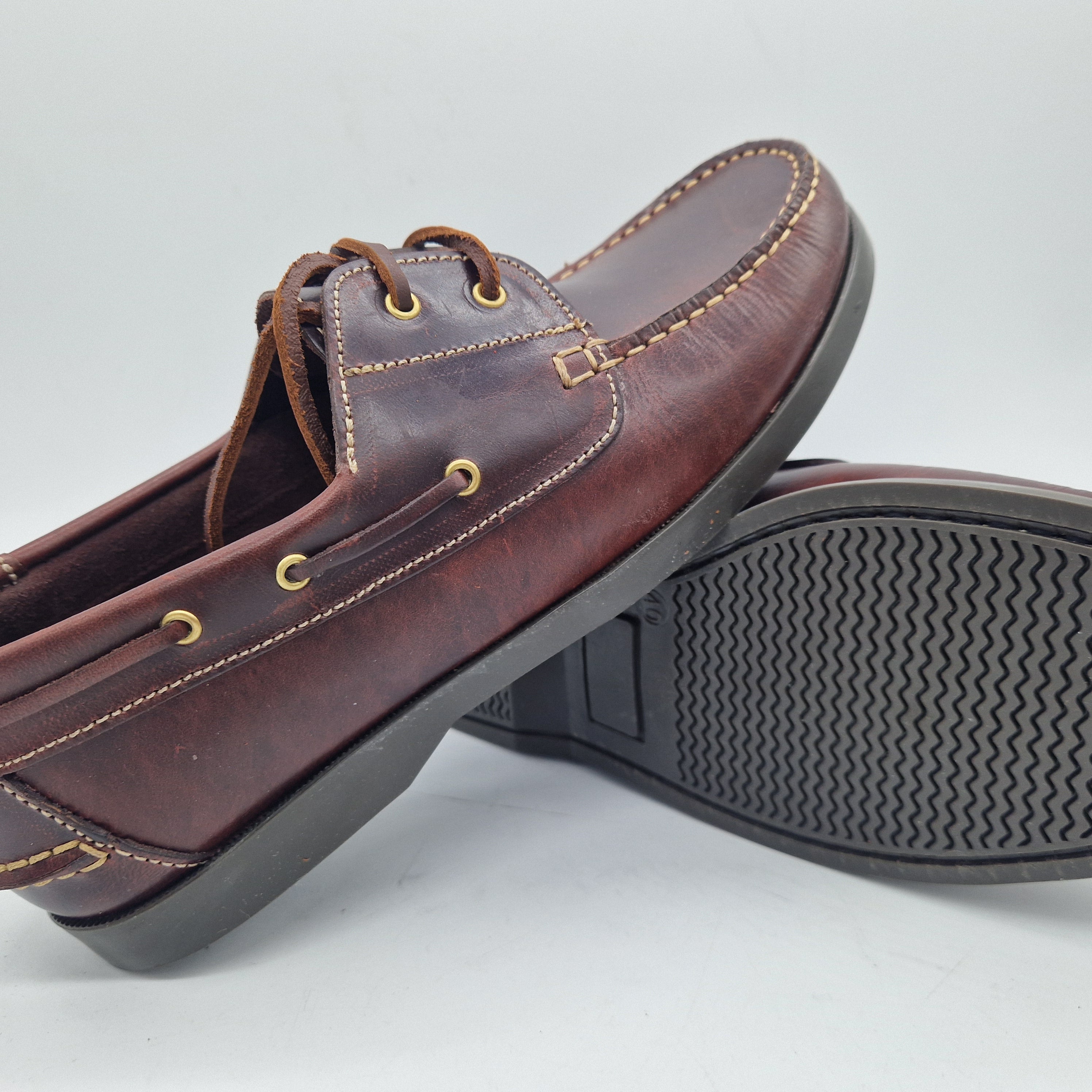 NAÚTICO EN PIEL ENGRASDA BURDEOS - 72706