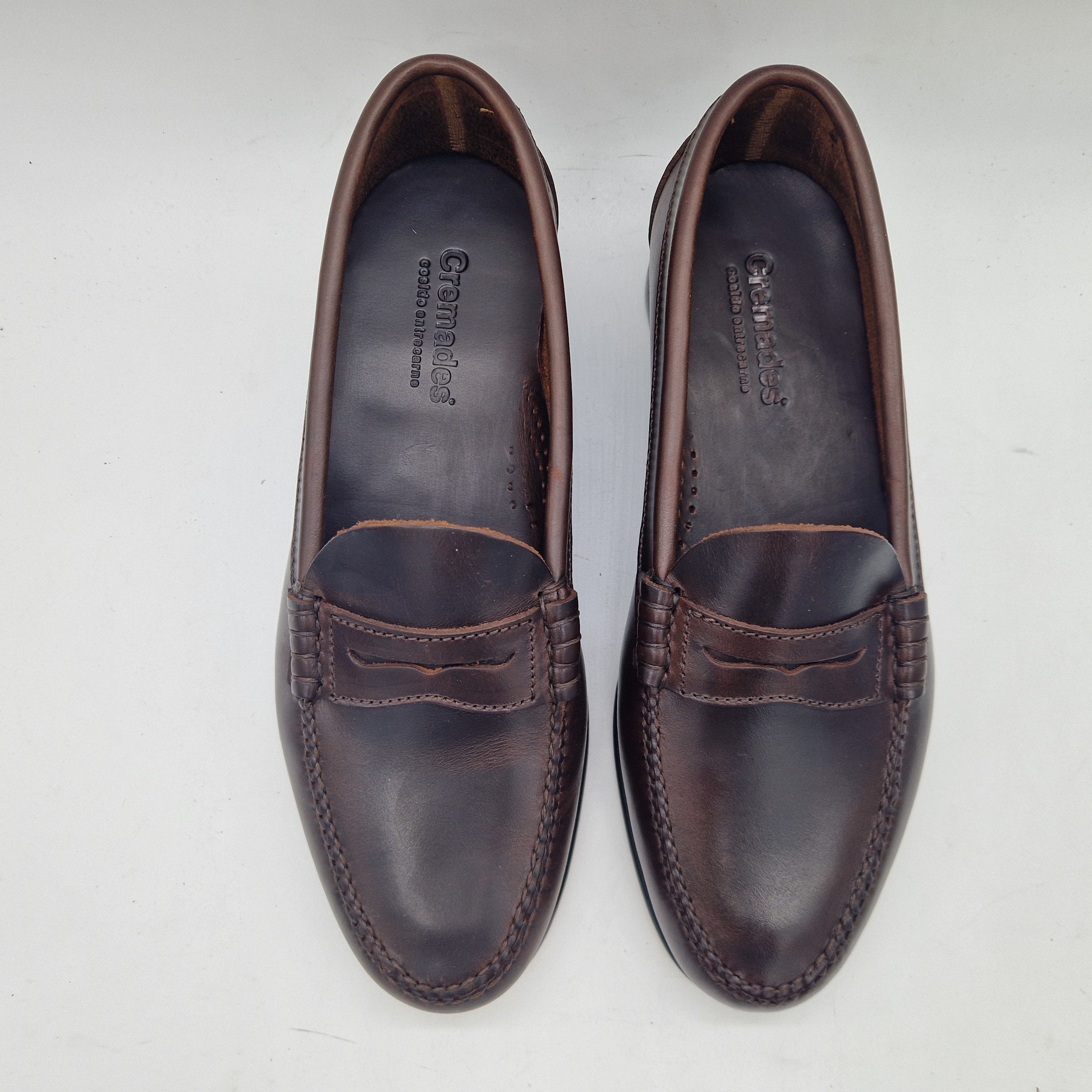 CASTELLANO DE ANTIFAZ EN PIEL ENGRASADA MARRÓN - 72709