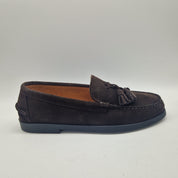 MOCASÍN EN SERRAJE MARRÓN