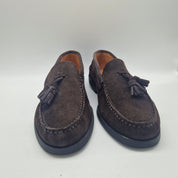 MOCASÍN EN SERRAJE MARRÓN