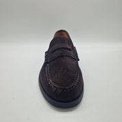 MOCASÍN EN SERRAJE MARRÓN