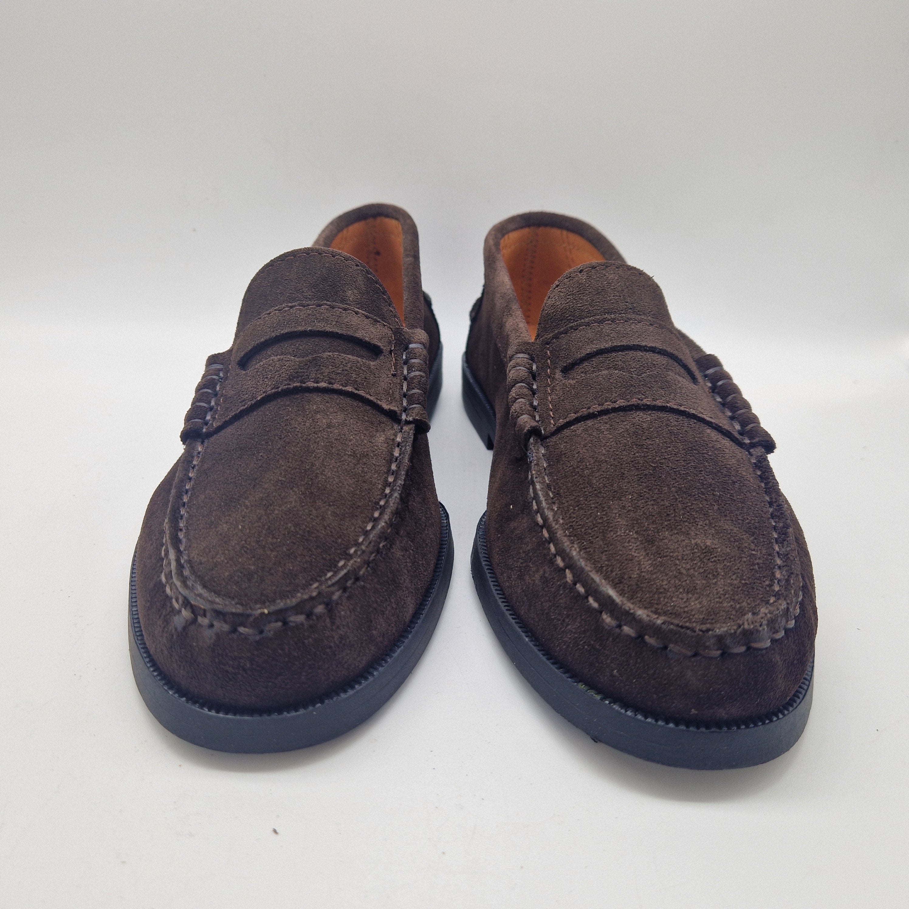 MOCASÍN EN SERRAJE MARRÓN