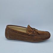 Mocasines Peachfor KIOWA en serraje de cuero color natural, con diseño clásico y cómodo para uso diario.