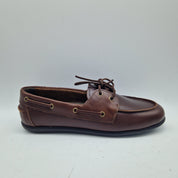 NAÚTICO EN PIEL ENGRASADA MARRÓN - 72791