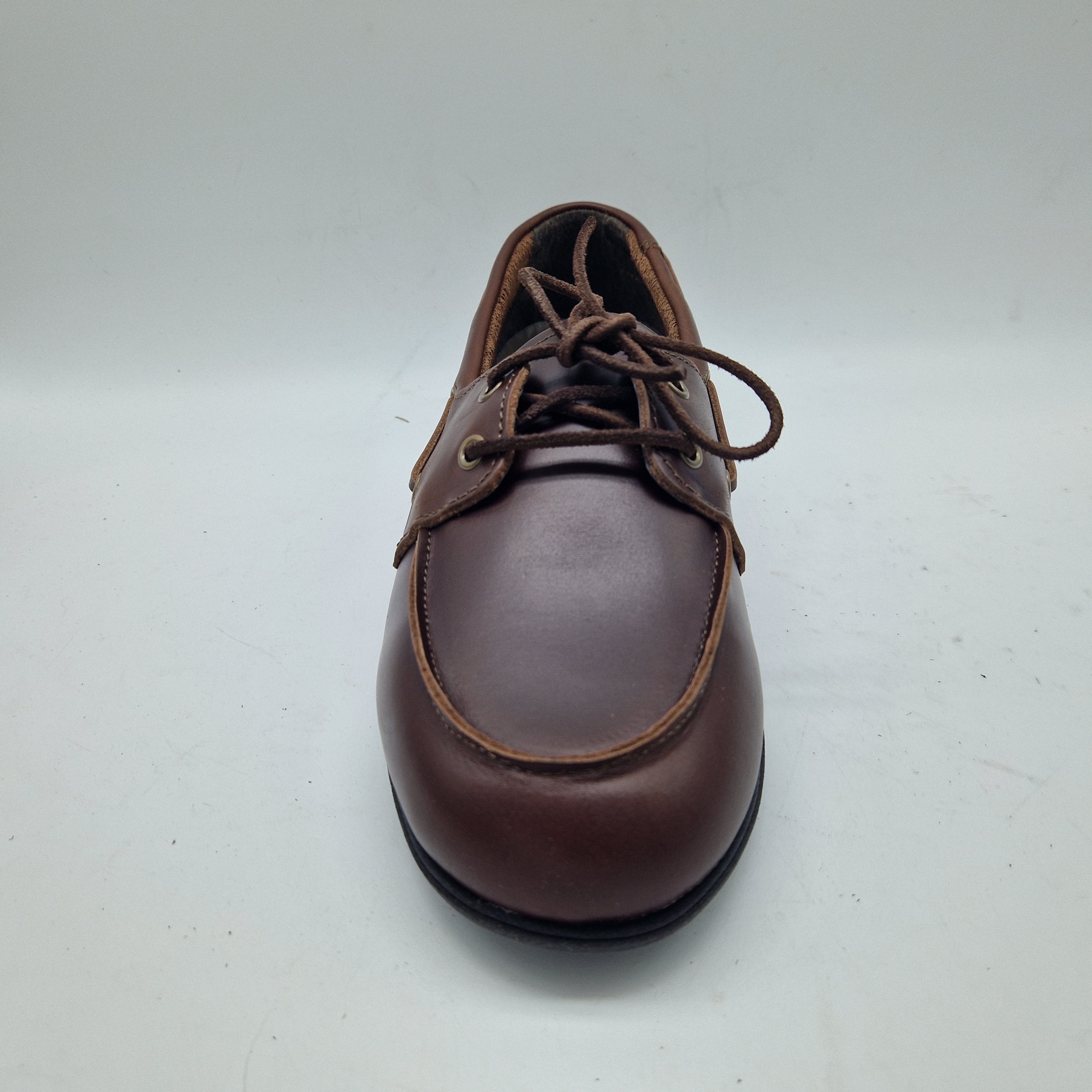 NAÚTICO EN PIEL ENGRASADA MARRÓN - 72791