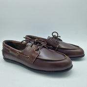 NAÚTICO EN PIEL ENGRASADA MARRÓN - 72791