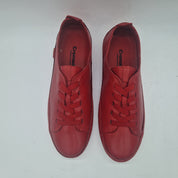 DEPORTIVO EN PIEL ROJA - 72799
