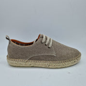ZAPATILLA DE ESPARTO EN TEJIDO BEIGE - 73113