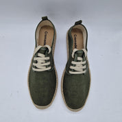 ZAPATILLA DE ESPARTO EN TEJIDO KAKI - 73115