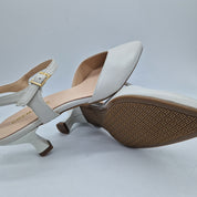 SALÓN DESTALONADO EN PIEL BEIGE - 73138