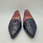 COPETE EN PIEL GRABADA NEGRO - 73276