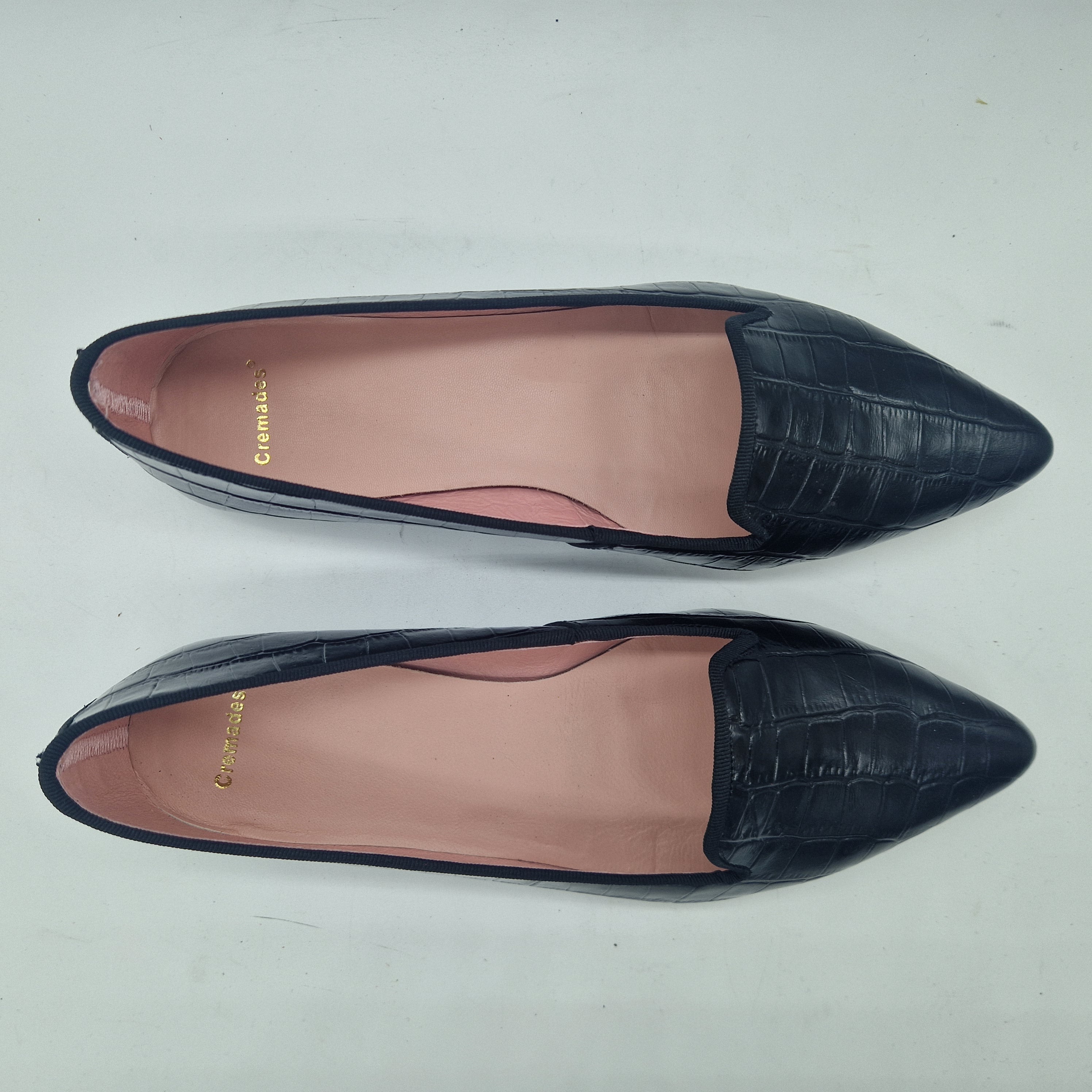 COPETE EN PIEL GRABADA NEGRO - 73276