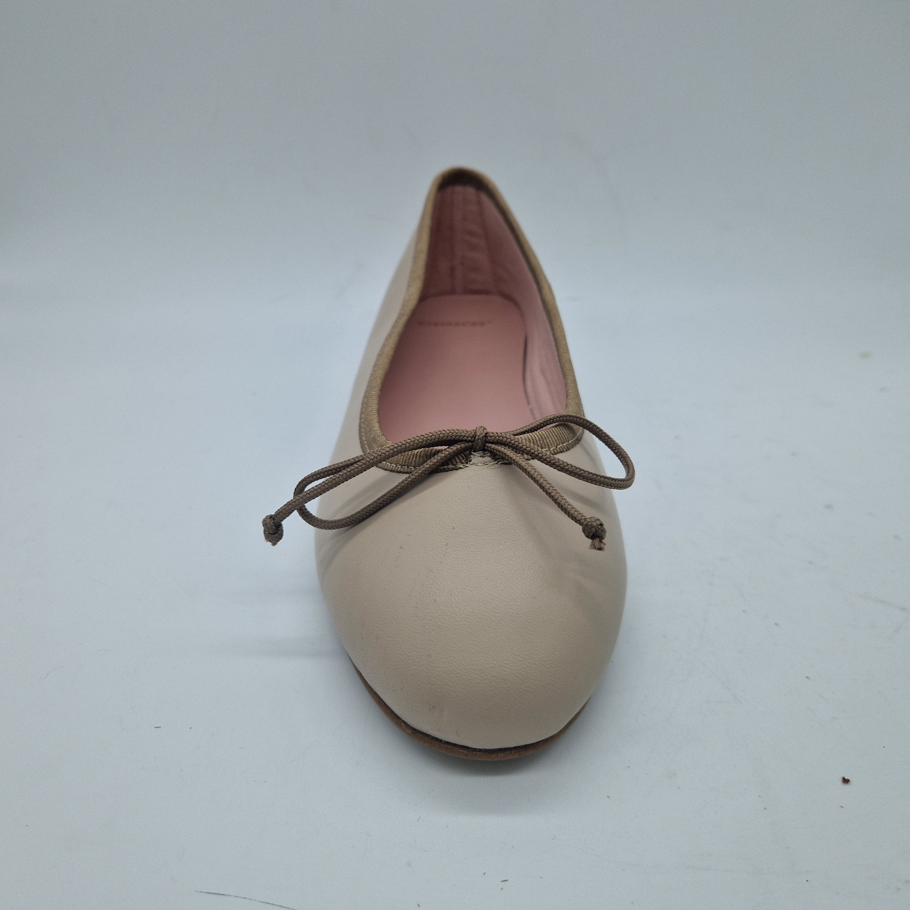 BAILARINA EN PIEL TAUPE - 73290