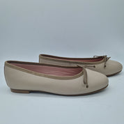 BAILARINA EN PIEL TAUPE - 73290