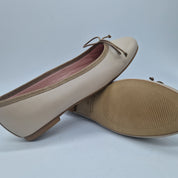 BAILARINA EN PIEL TAUPE - 73290