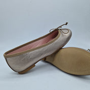 BAILARINA EN PIEL PLATINO - 73315