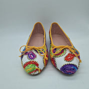 BAILARINA EN BORDADO DE COLORES - 73322 - Calzados Cremades