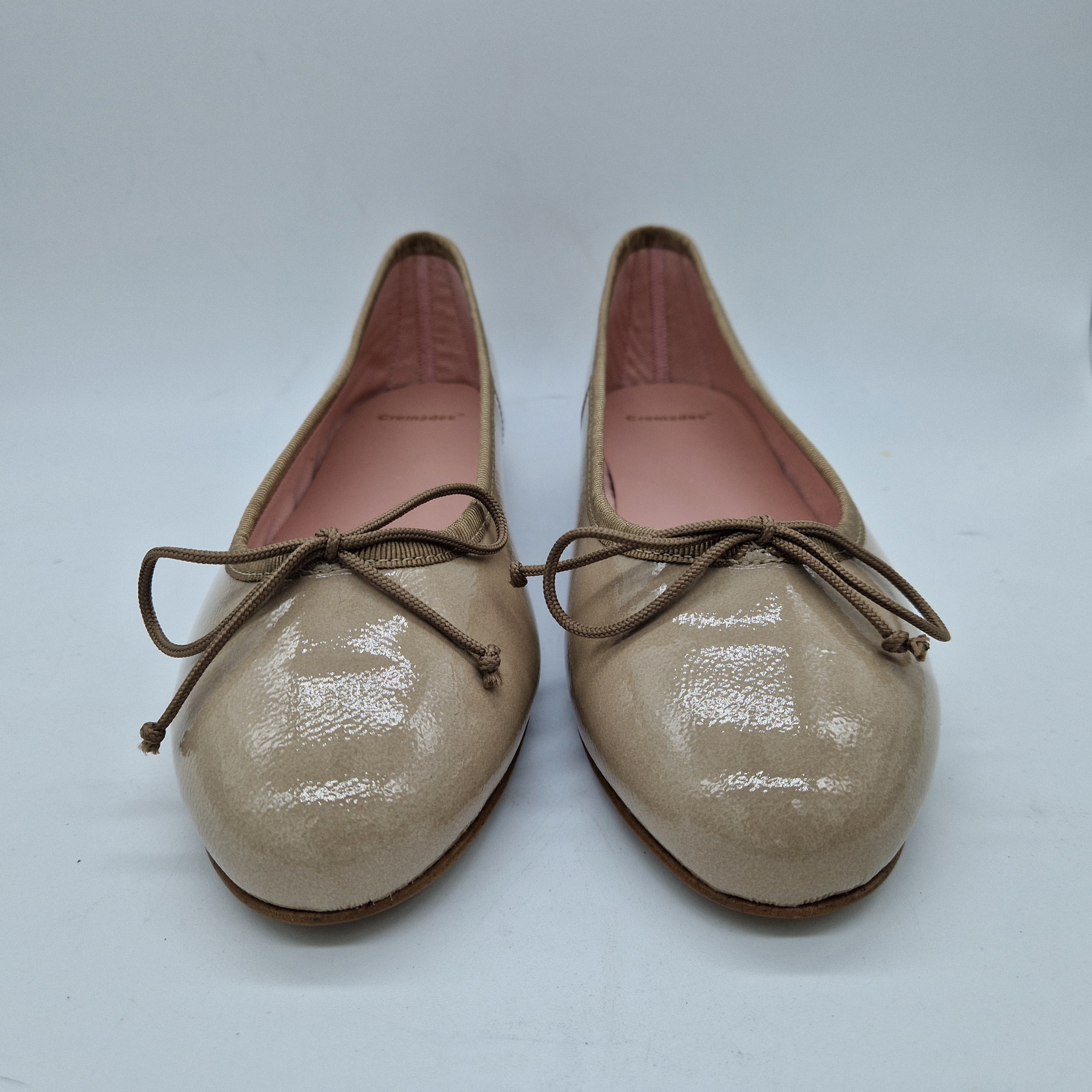 BAILARINA EN CHAROL BEIGE - 73342
