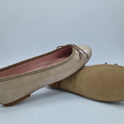 BAILARINA EN CHAROL BEIGE - 73342