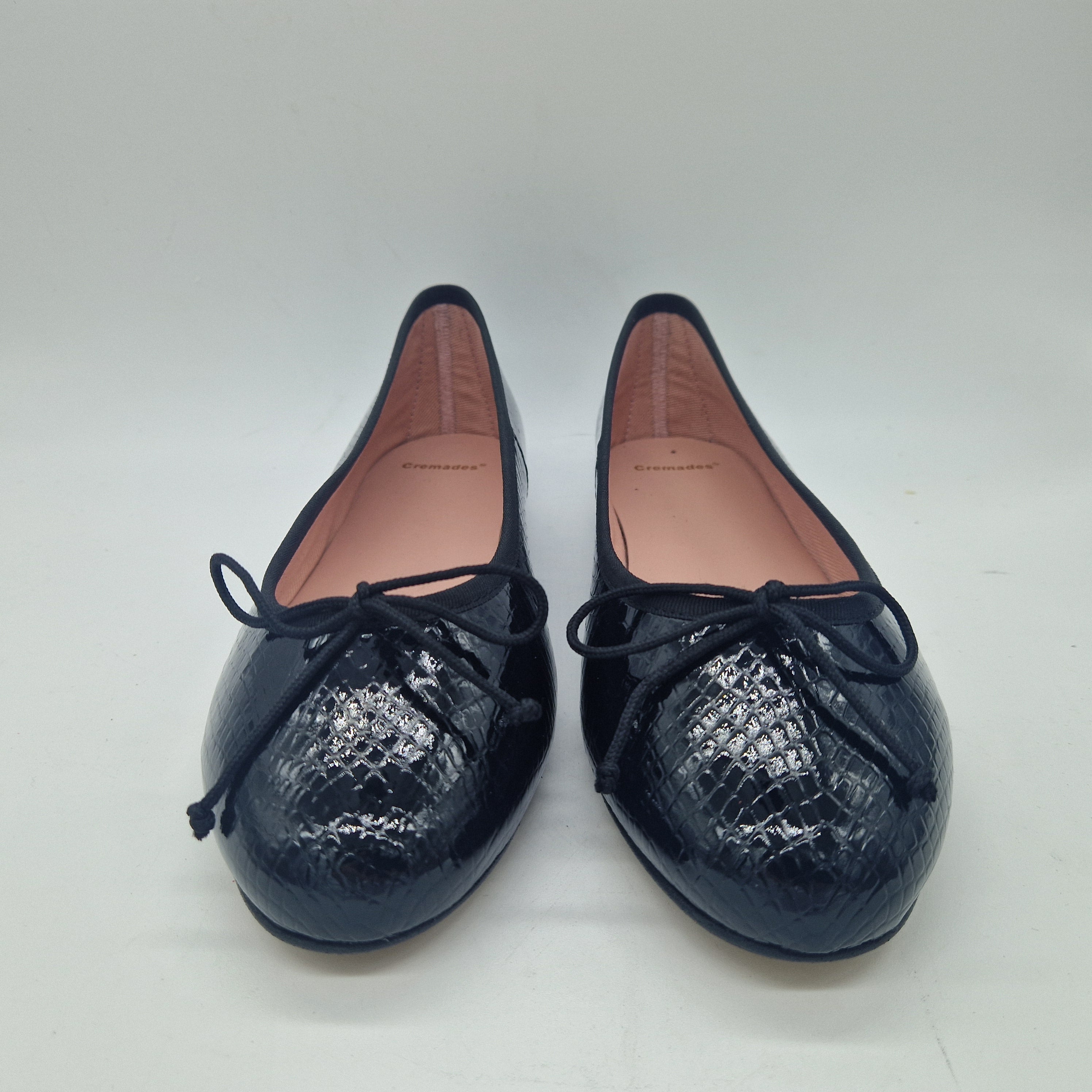 BAILARINA EN PIEL GRABADA NEGRO - 73346