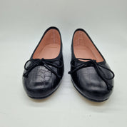 BAILARINA EN PIEL GRABADA NEGRO - 73348