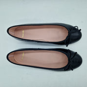 BAILARINA EN PIEL GRABADA NEGRO - 73348