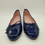 BAILARINA CON PUNTERA EN PIEL MARINO - 73356