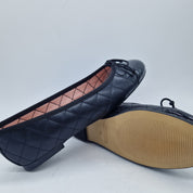 BAILARINA ACOLCHADA EN PIEL NEGRA - 73372