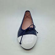 BAILARINA ACOLCHADA EN PIEL MARINO - 73375