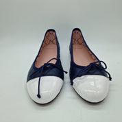 BAILARINA ACOLCHADA EN PIEL MARINO - 73375