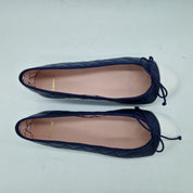 BAILARINA ACOLCHADA EN PIEL MARINO - 73375