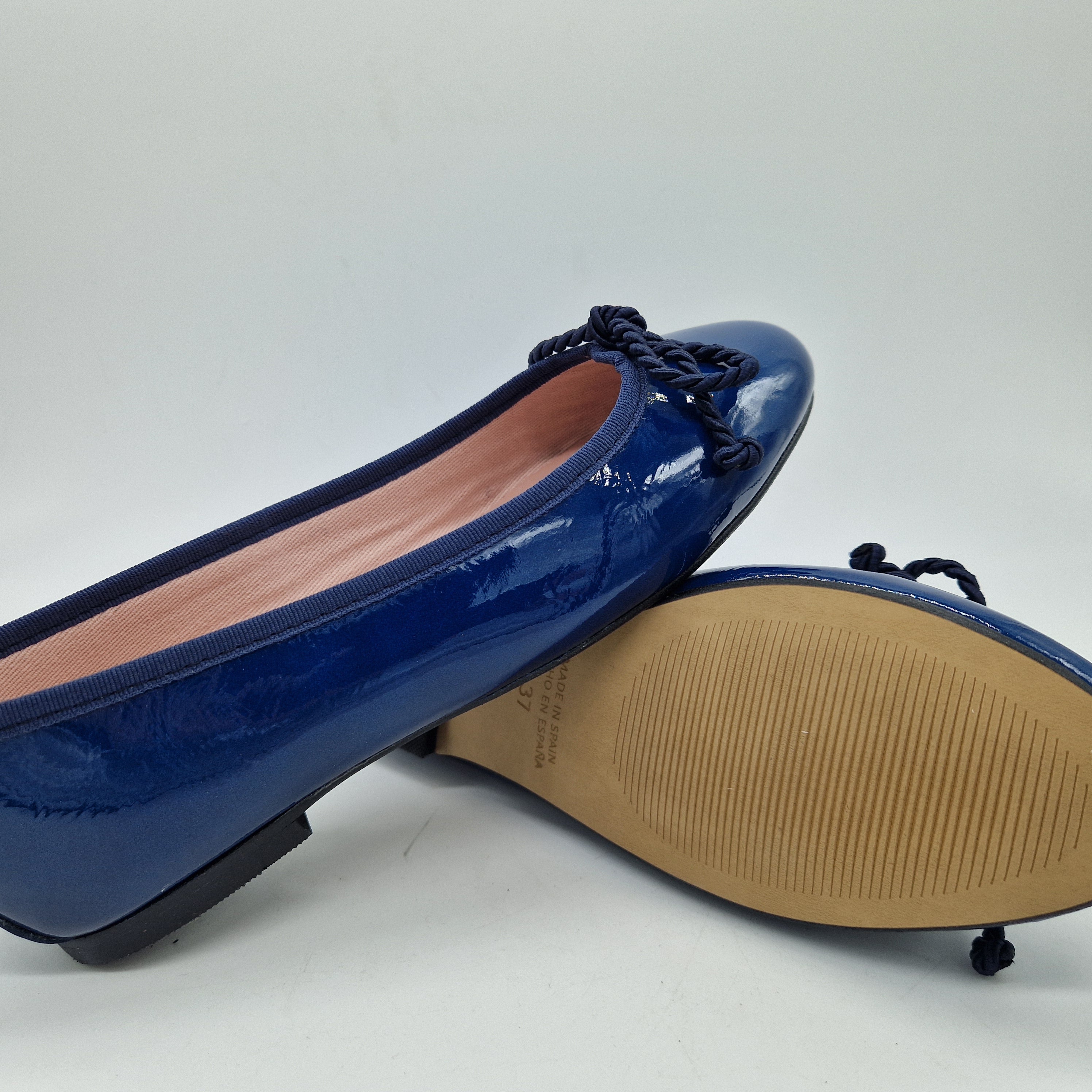 BAILARINA EN CHAROL AZUL - 73397