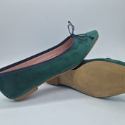 BAILARINA EN TERCIOPELO VERDE - 73403