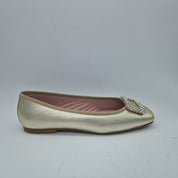 BAILARINA EN PIEL DORADA CON ADORNO - 73453