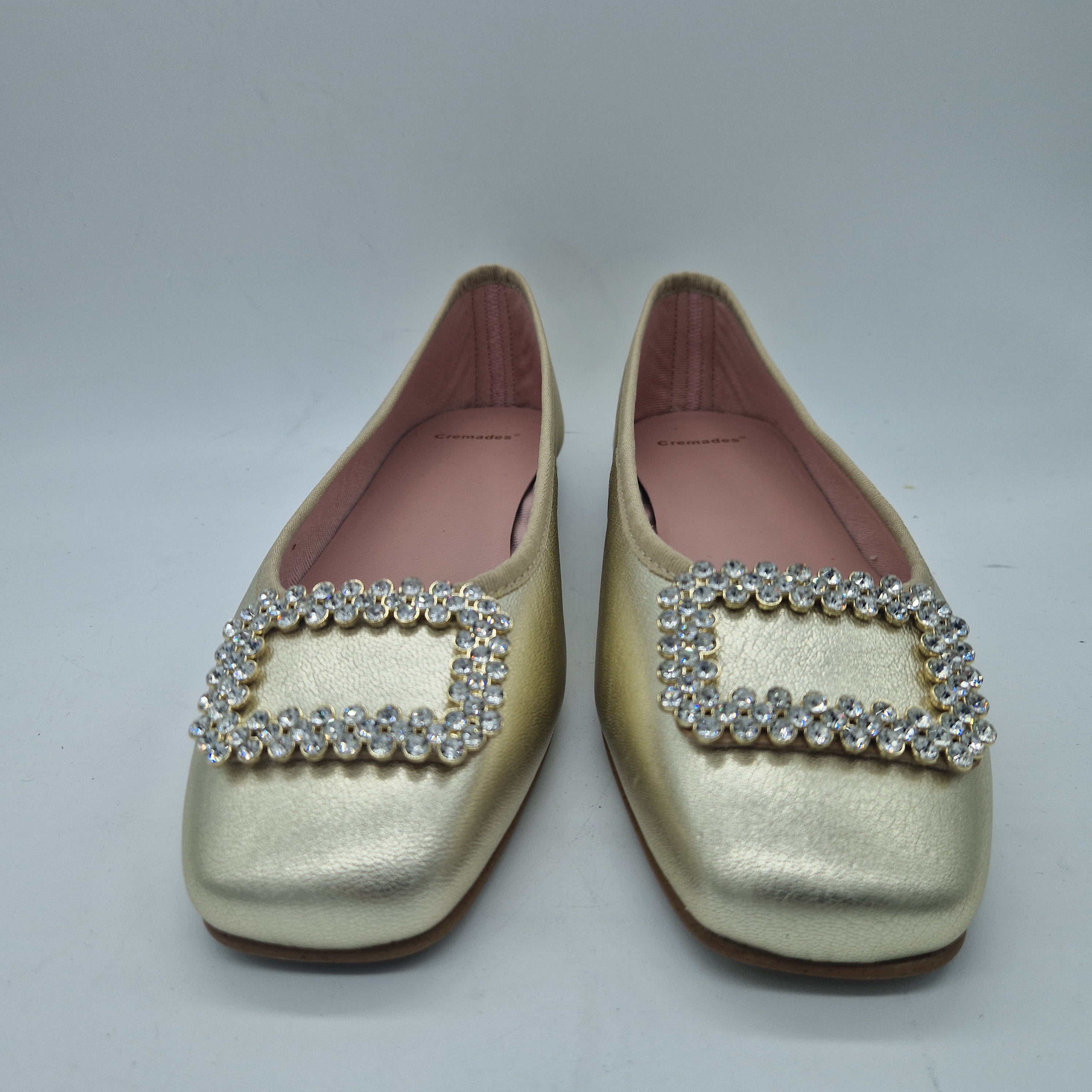 BAILARINA EN PIEL DORADA CON ADORNO - 73453