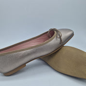 BAILARINA EN PIEL PLATINO - 73460